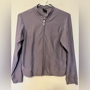 Nike Dri-Fit Purple Full Zip Jacket Women Size S